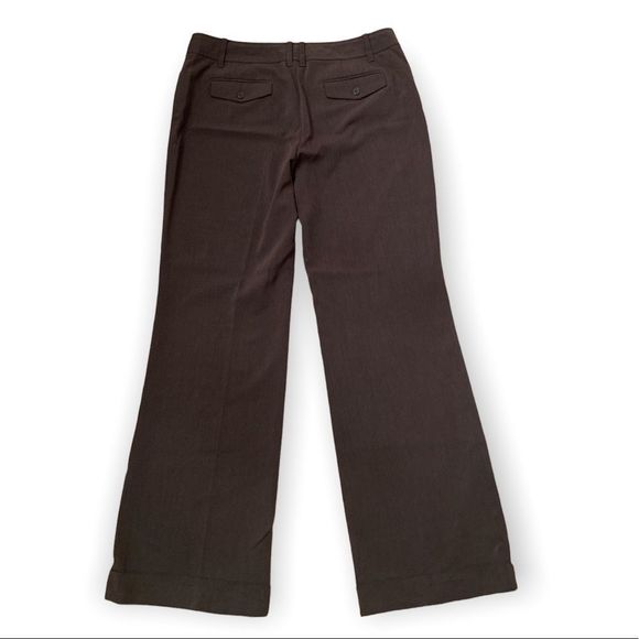 ANN TAYLOR LOFT Gray Rolled Cuff Wide Leg Pants - Picture 5 of 7